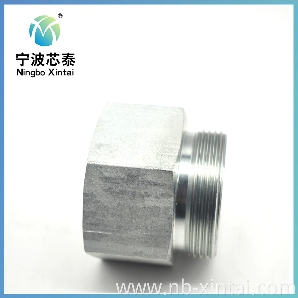 Thread Male Hydraulic Plug Fitting Material Carbon Steel Good Quality One-Piece Parker Pipe Fittings BSPT Male Tapered Fitting (P13011) Pipe Adaptor